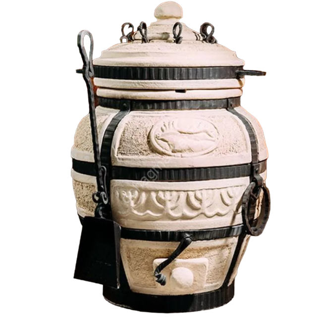 Тандыр Охотник с откидной крышкой (Амфора)